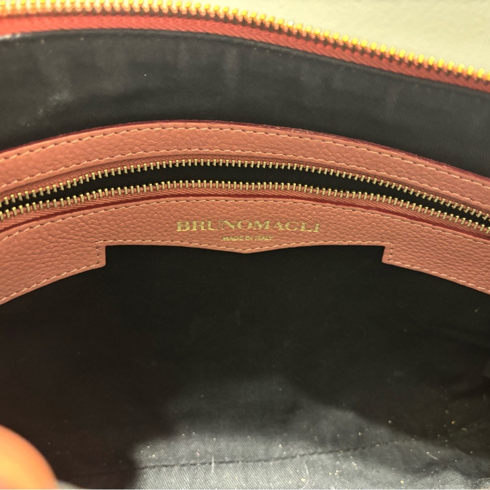 Bruno Magli Easy Leather Crossbody Bag - Picture 10 of 15